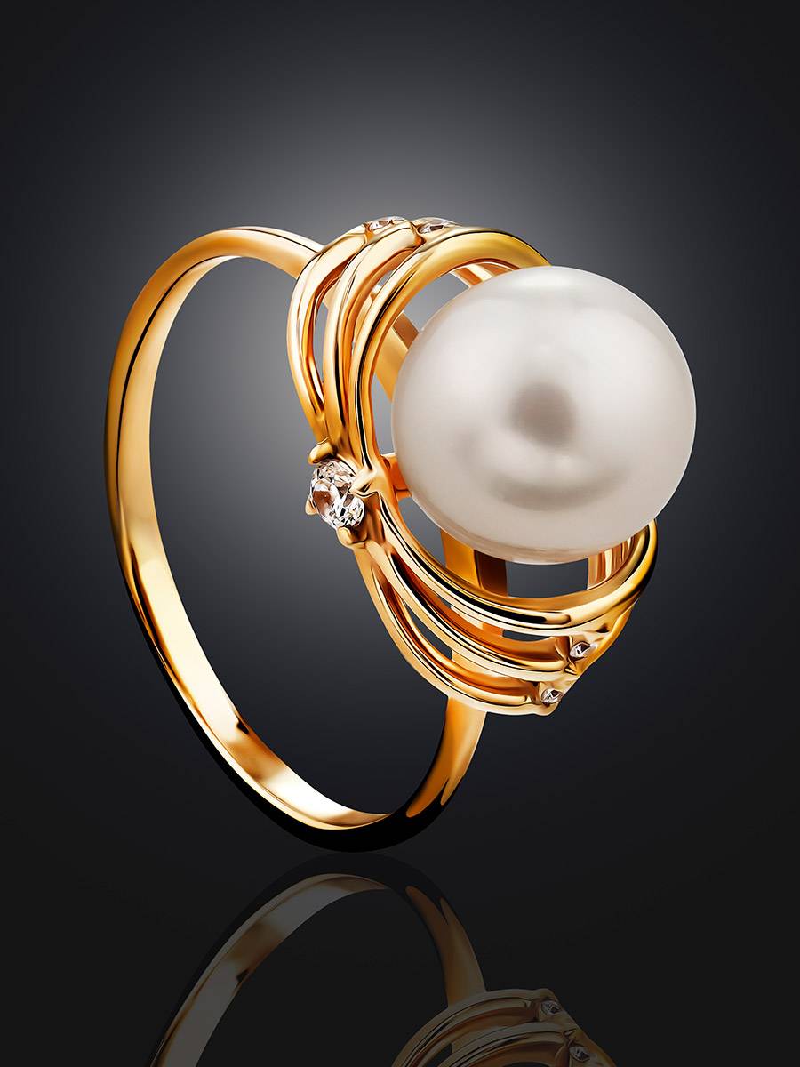 Baroque Pearl Ring – Ethnic Andaz